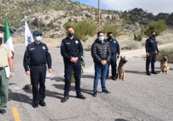 Certifican a unidad canina K9 de PESP Sonora