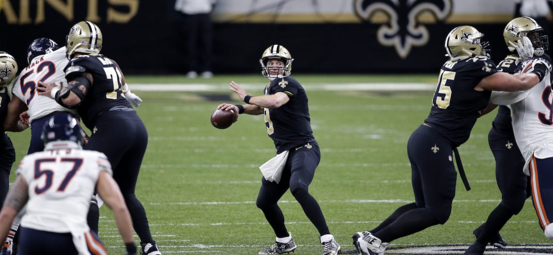 Santos de Drew Brees doman a los Osos en playoffs