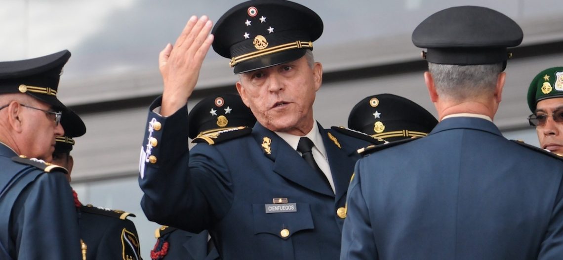 FGR no ejercerá acción penal contra el general Cienfuegos