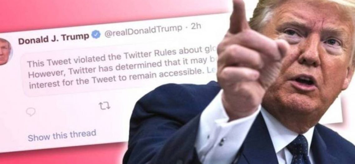 Twitter bloquea la cuenta de Donald Trump; le avisa que podría ser permanentemente