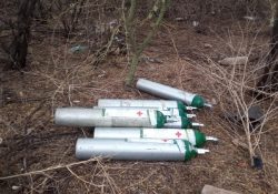 Encuentran tanques de oxígeno robado de hospital de Navojoa