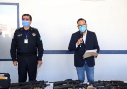 Incrementa PESP con 90 nuevos policías estado de fuerza en Sonora; les entregó armas de fuego y equipo táctico