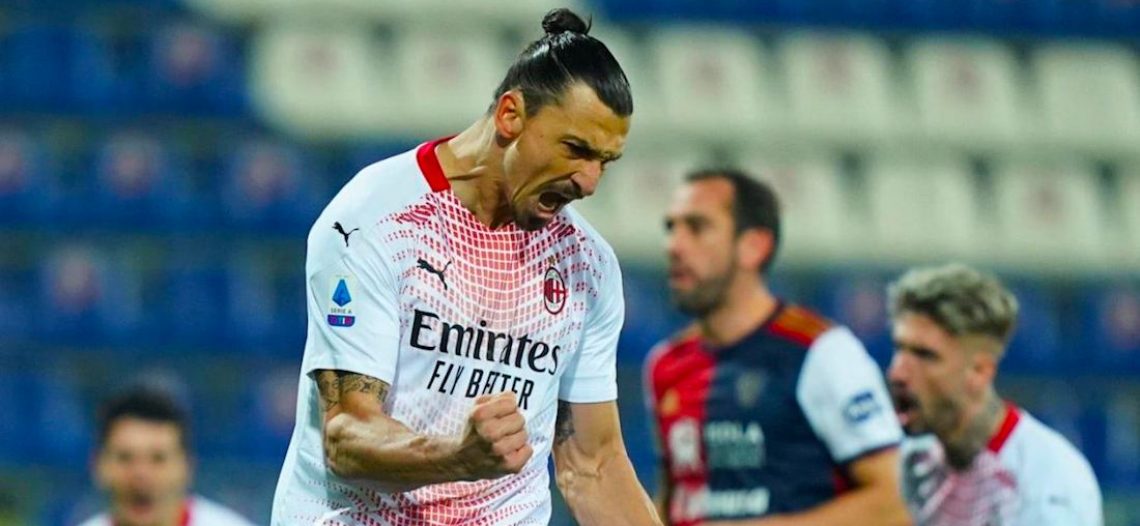 Zlatan afianza al AC Milán en la cima de la Serie A