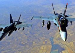 EU bombardea objetivos en Siria; primer ataque de Biden