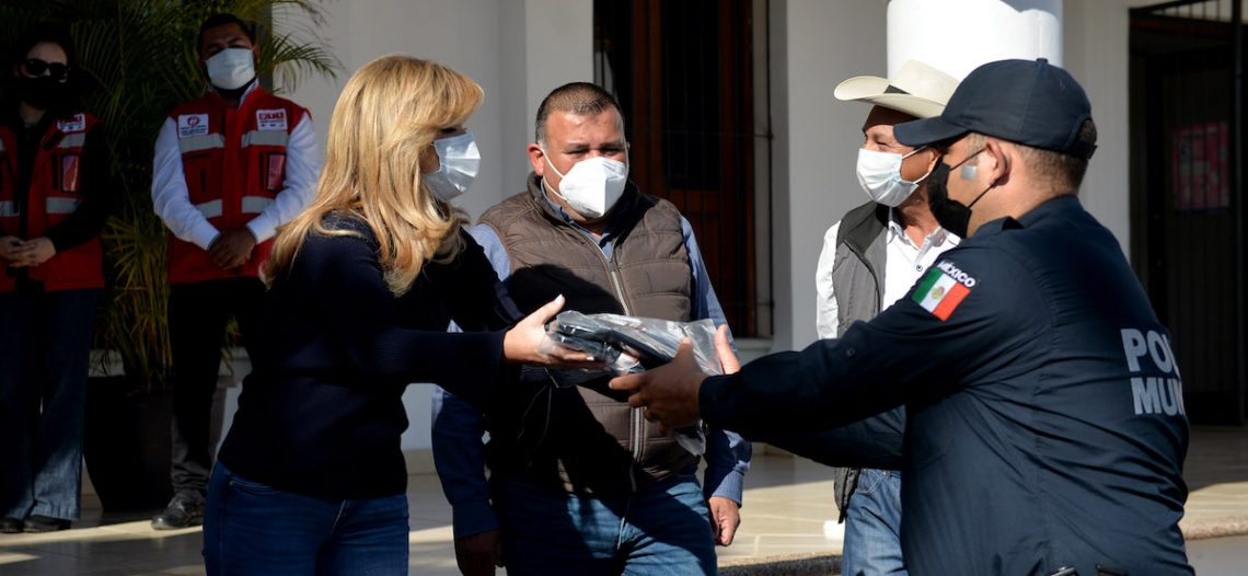 Refuerza Gobernadora acciones para la seguridad en Álamos