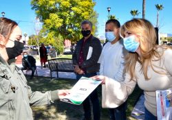 Cumple Gobernadora Pavlovich con habitantes de Fronteras y Cumpas