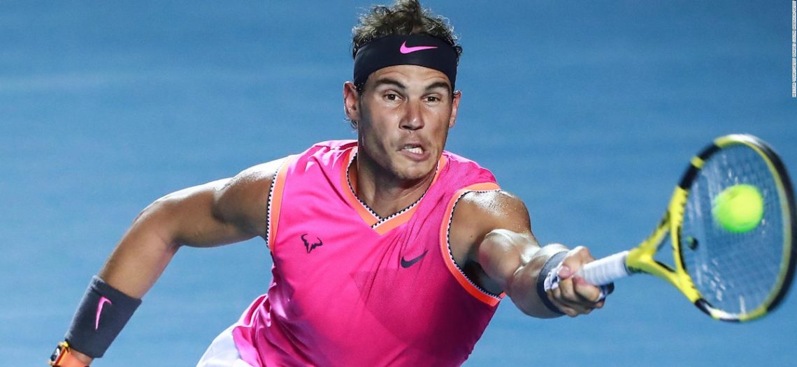 Nadal lamenta no estar en Acapulco
