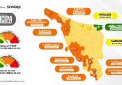 Municipios dan resultados contra COVID-19 en Mapa Sonora Anticipa: Salud Sonora