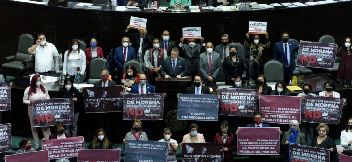 Aprueban reforma a la ley eléctrica; pasó en lo general con 304 votos a favor