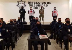 Capacita Cruz Roja al personal de Seguridad Pública como primeros respondientes