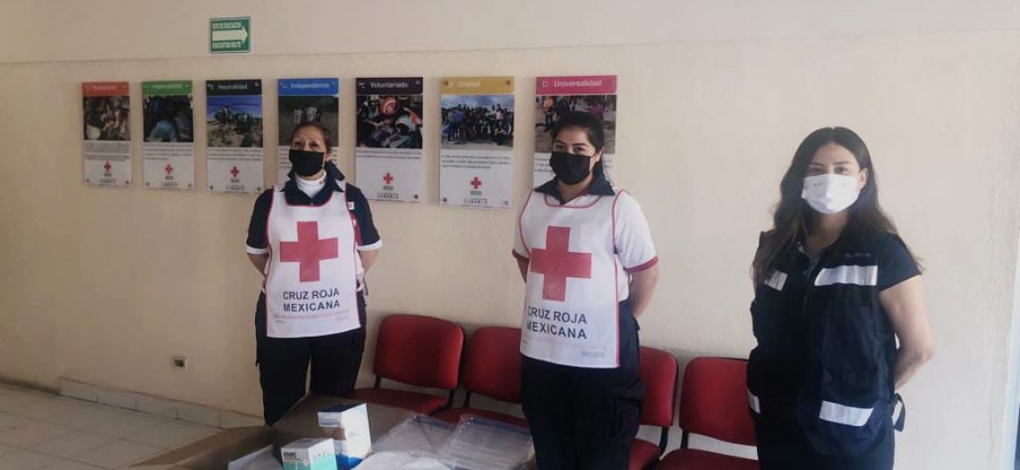 Dona grupo México equipo de bioseguridad