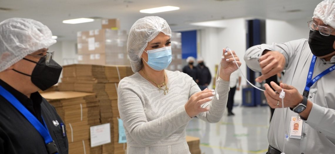 Expansión de Planta BD Medical generará mil 500 nuevos empleos: Gobernadora