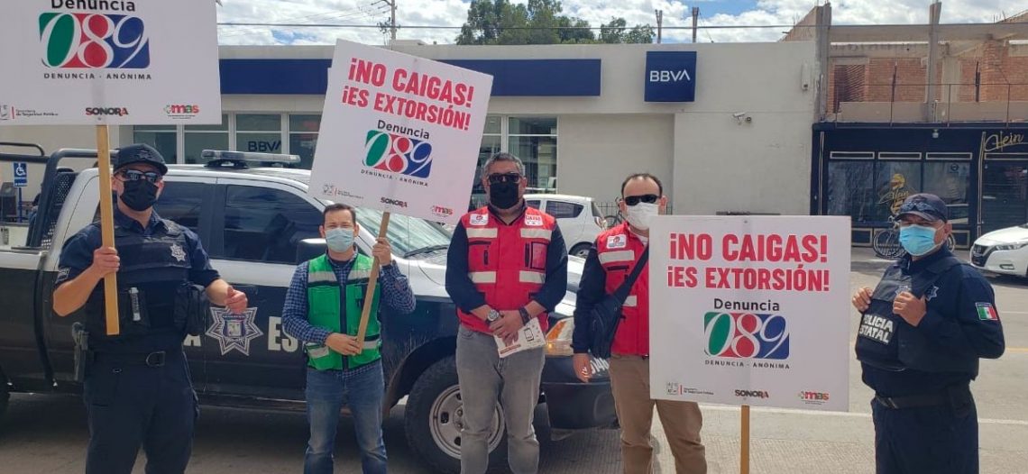Previene SSP el delito de Extorsión en Guaymas, Empalme y Huatabampo