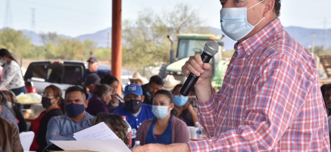 Anuncia el “Borrego” Gándara impulso a las comunidades rurales en su Gobierno