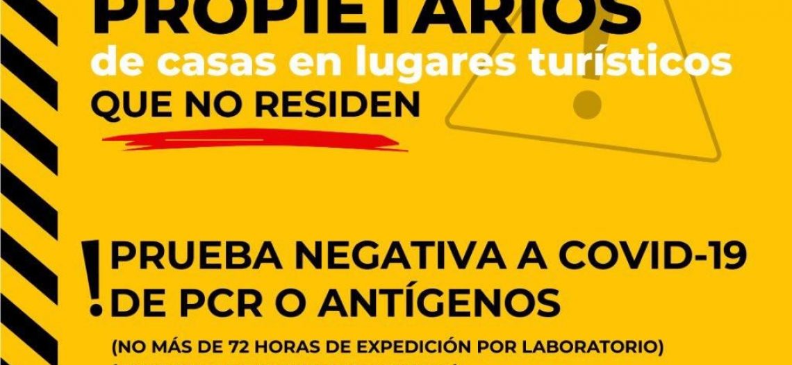 Demuestren residencia o cumplan protocolos