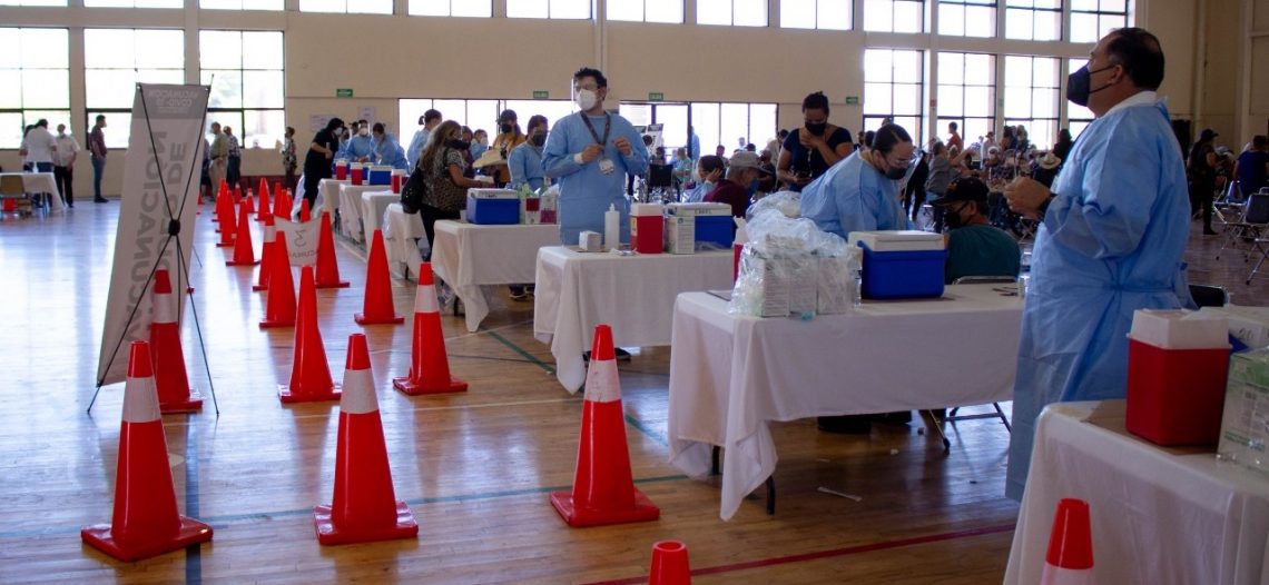 Avanza aplicación de segunda dosis contra COVID-19 en ocho municipios