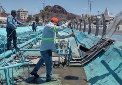 Continúan acciones de limpieza y mantenimiento en áreas públicas