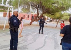 Fomentan Policías Estatales de Sonora confianza entre niñas y niños