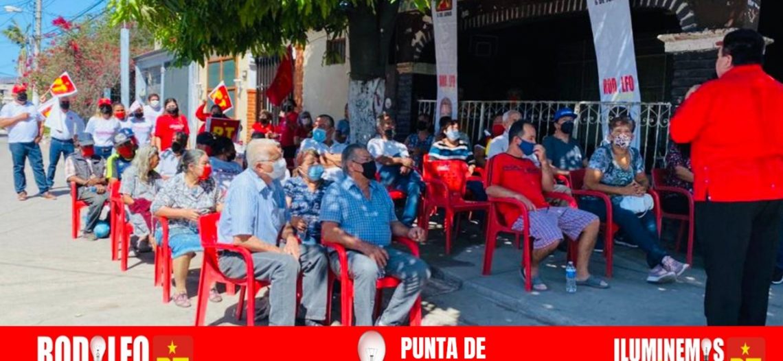 Una intensa gira tuvo el día de ayer el candidato a la presidencia municipal de Guaymas Rodolfo Lizárraga por el PT.