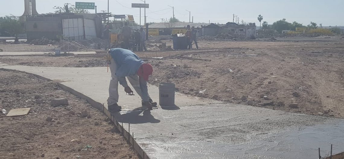 Avanzan trabajos para instalación de letras monumentales de Empalme