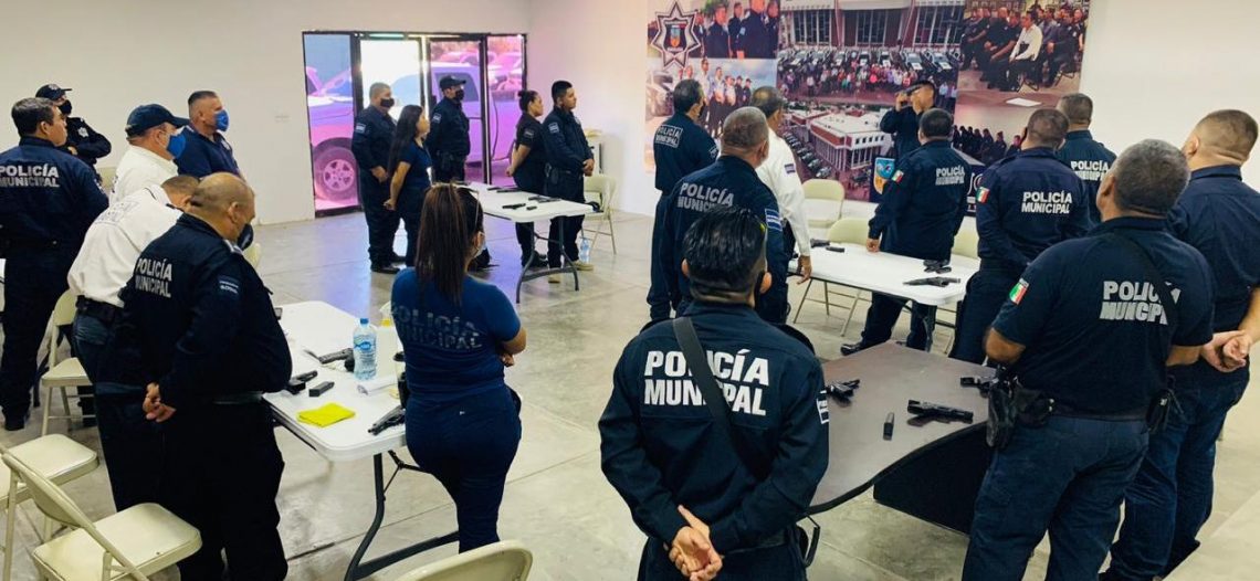 Reconocen alcaldes apoyos estatales para el fortalecimiento de sus policías