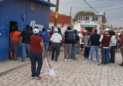 Con palos y tubos, ‘revientan’ mitin de candidata de Morena  en Querétaro