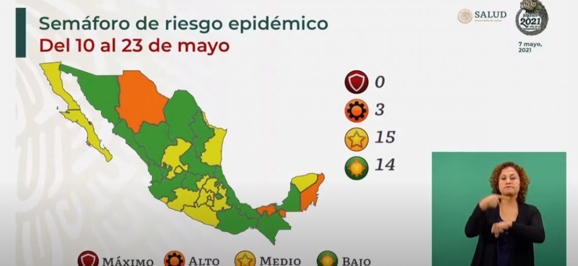Sonora pasa a verde las próximas 2 semanas.