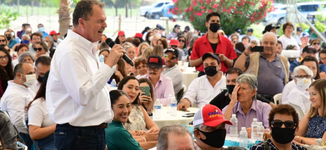 Juntos fortalecemos a la Sonora Ganadora, señala el “Borrego” Gándara ante magdalenenses