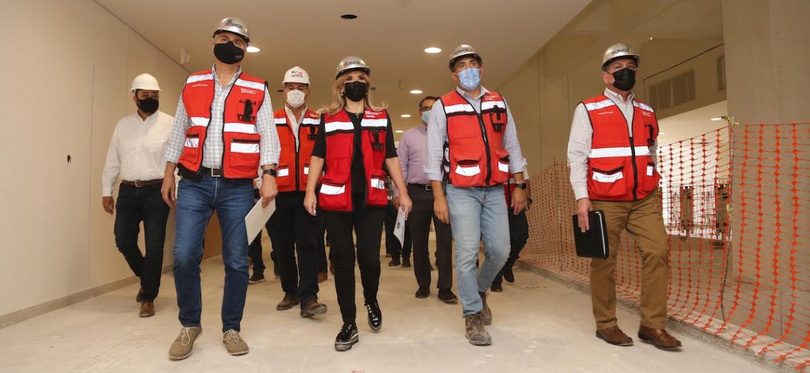 Constata Gobernadora avances del nuevo Hospital de Especialidades