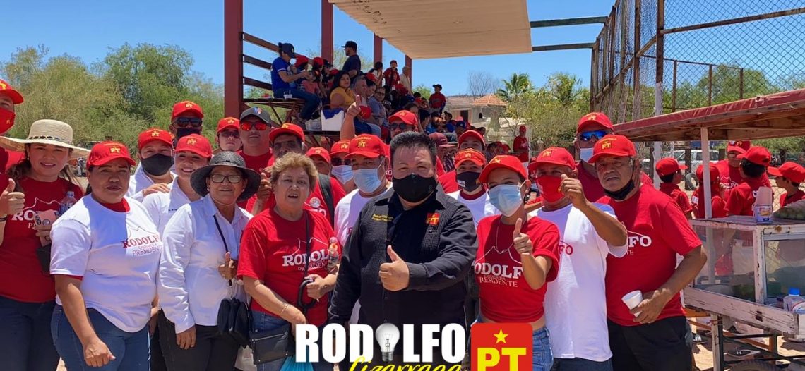 Recorre Rodolfo Lizárraga el Poblado de Ortiz, presentando su proyecto de gobierno.
