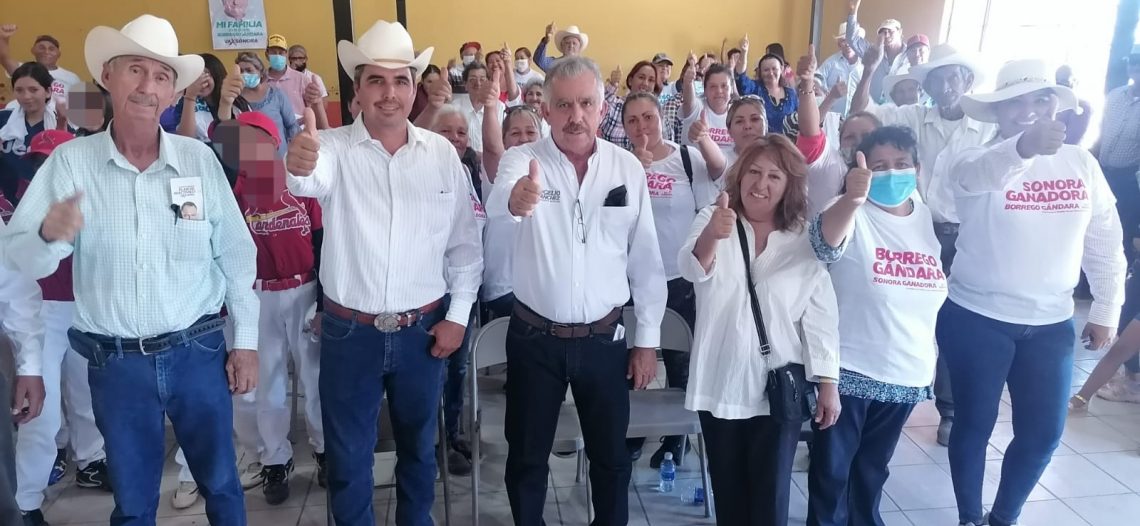 Rogelio Sánchez consolida compromisos en el valle de Guaymas