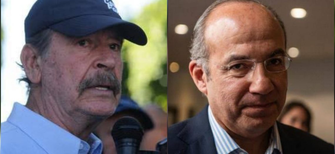 Fox y Calderón celebran el apoyo de Bours Gándara