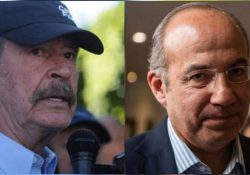 Fox y Calderón celebran el apoyo de Bours Gándara