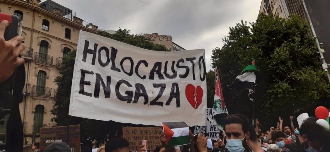 Protestan miles en Europa en apoyo a causa palestina