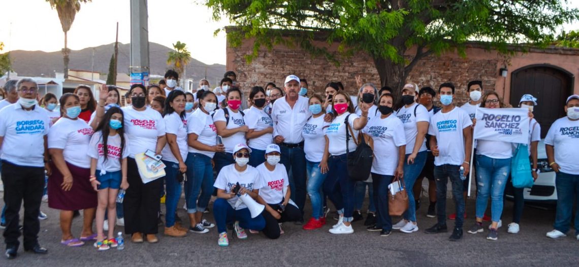 Rogelio Sánchez sigue convenciendo al electorado rumbo al 06 de junio