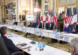 Acuerda G7 que gigantes tecnológicos paguen impuestos
