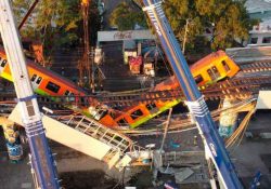 En un año volverá a funcionar toda la Línea 12 del Metro, promete AMLO