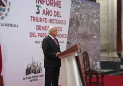 “No podrán detener programas sociales”; López Obrador da informe a tres años de su triunfo