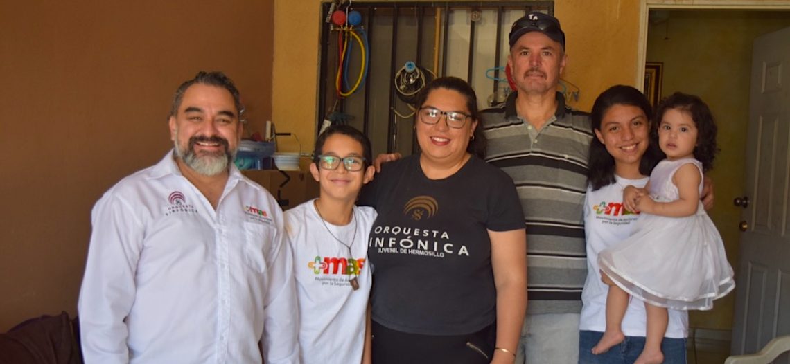 Fortalecen valores familias que integran Orquesta Sinfónica Juvenil de SSP Sonora