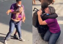 Ladrón toma como rehén a una joven, policías terminan abatiéndolo.