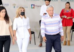 Culminan gira de trabajo Presidente y Gobernadora, por municipios del norte del estado