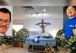 VELAN RESTOS MORTALES DEL COMPAÑERO RICARDO LÓPEZ