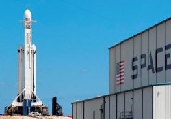 Lanza SpaceX satélite mexicano desde la NASA en Cabo Cañaveral