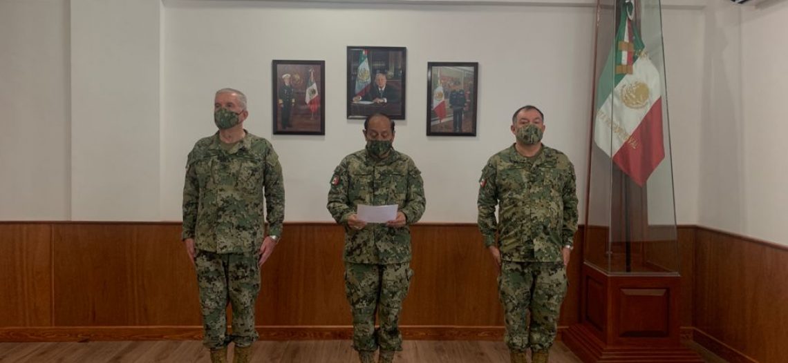 La Secretaría de Marina-Armada de México lleva a cabo la entrega del Mando de Armas de la Cuarta Región Naval