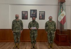 La Secretaría de Marina-Armada de México lleva a cabo la entrega del Mando de Armas de la Cuarta Región Naval