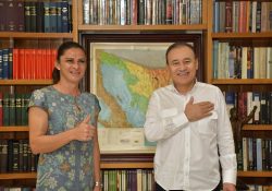 Alfonso Durazo y Ana Gabriela Guevara anuncian que Sonora será la sede del Campeonato Mundial de Béisbol Sub-23.