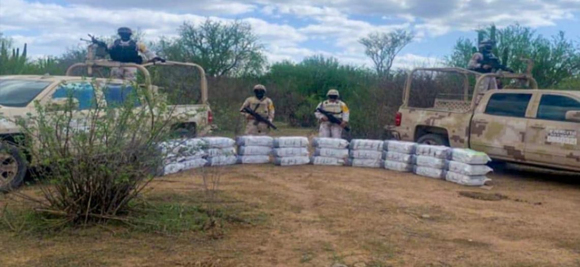Aseguran casi media tonelada de metanfetamina, en la comunidad yaqui de Bácum