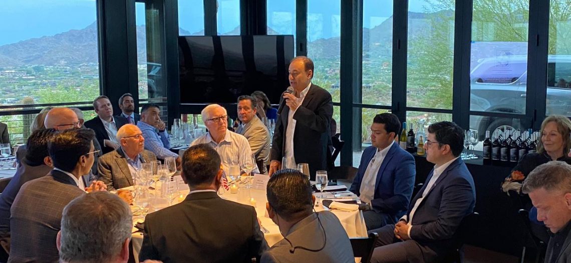 Alfonso Durazo inicia gira de trabajo en los Estados Unidos.