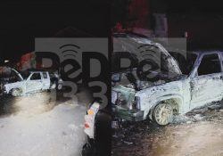 Incendió de vehículo en Colinas de Miramar