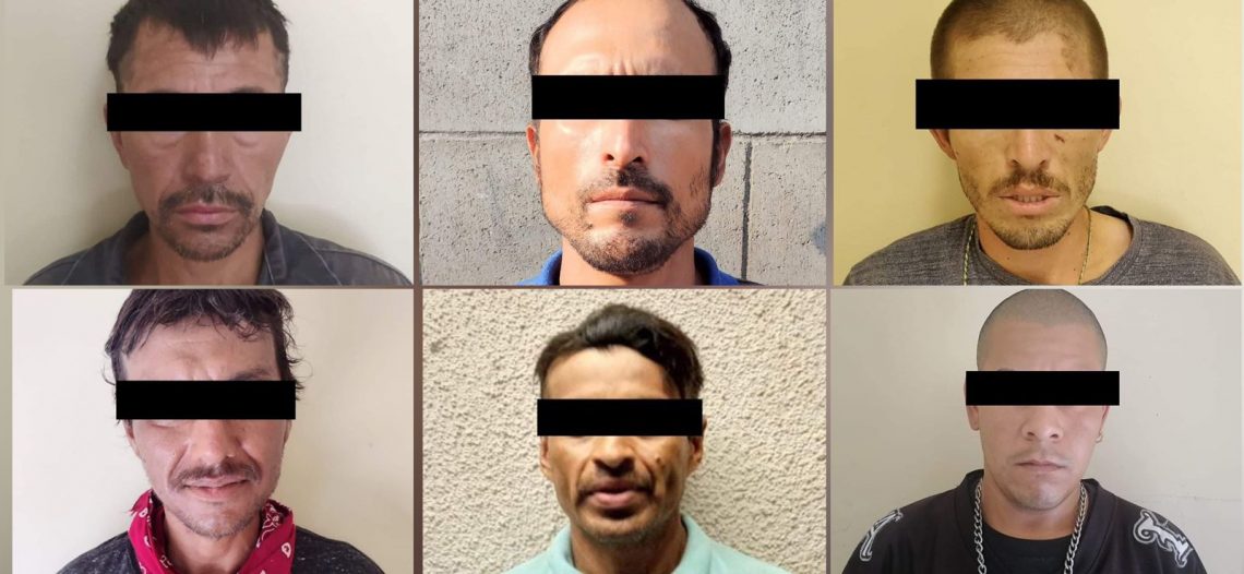 Capturan PESP a siete personas por narcomenudeo en SLRC